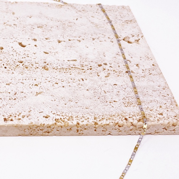 Stainless Steel Silver & Gold Necklace - Picture 14 of 14